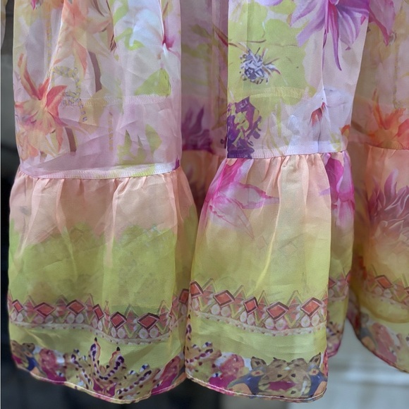 Floral Print Sheer Dress Size Small NWT Beulah The Laura Dress - Picture 6 of 10